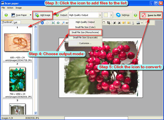 a-pdf scan paper convert